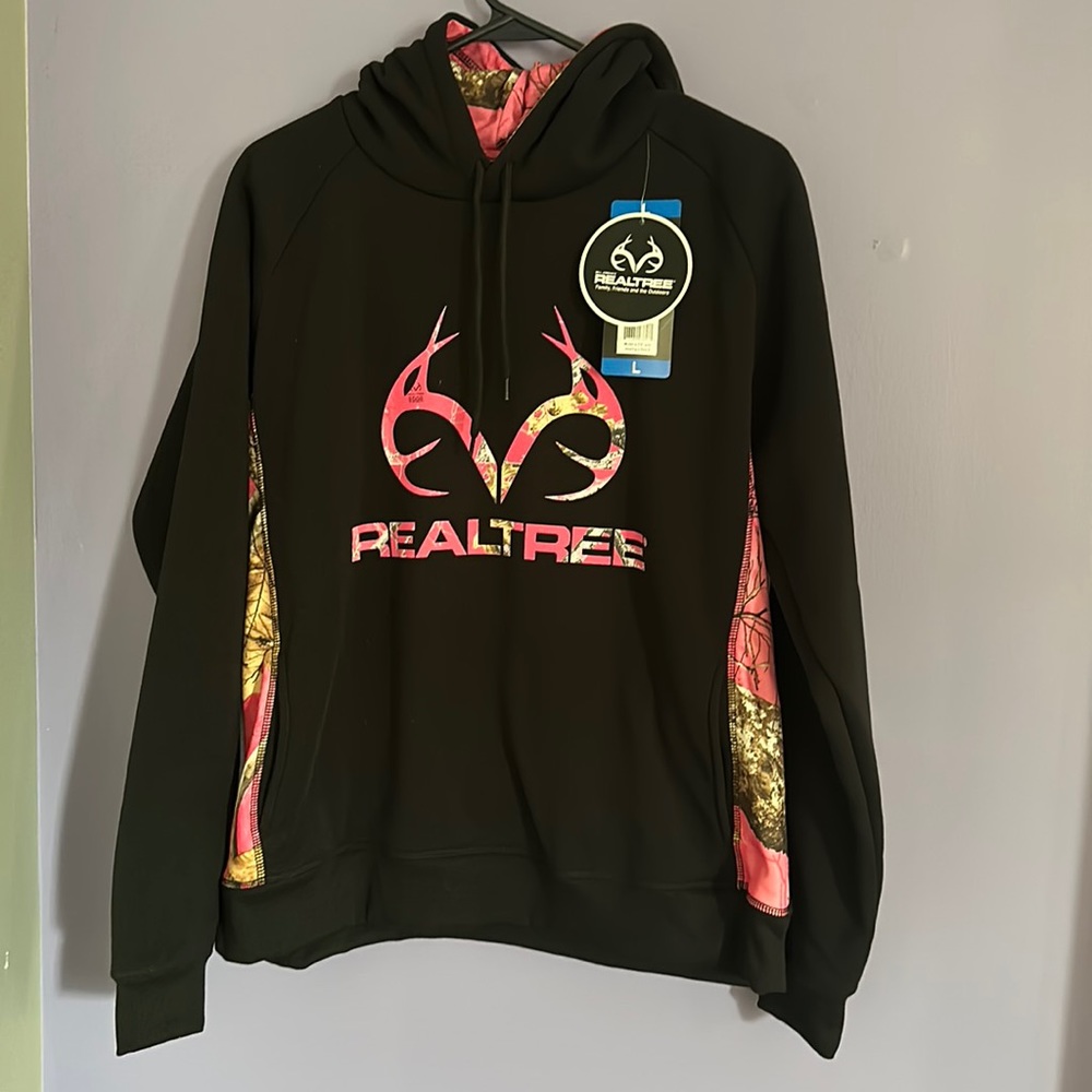 Realtree Black & Pink Camo Hoodie